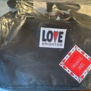Brighton Black Love Heart Tote